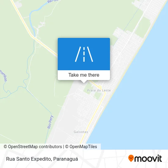Rua Santo Expedito map