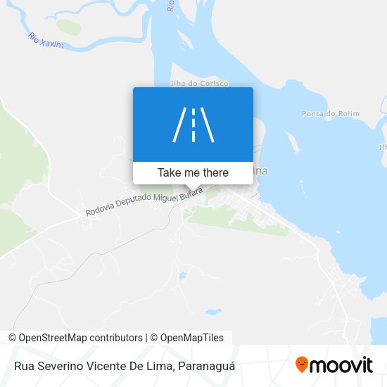 Rua Severino Vicente De Lima map