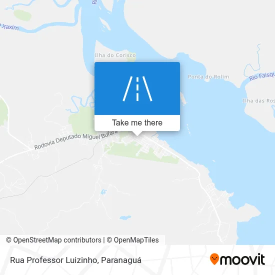 Rua Professor Luizinho map