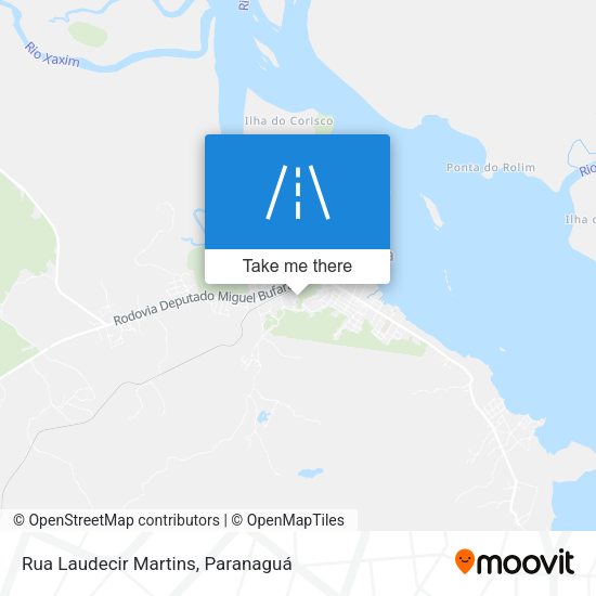Rua Laudecir Martins map