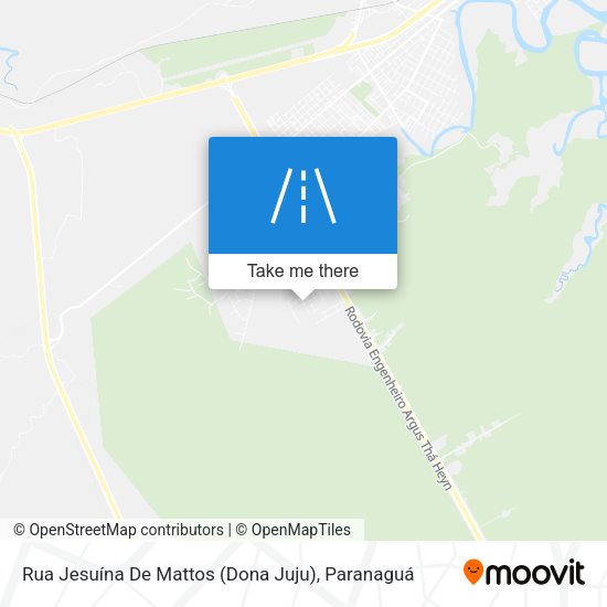 Rua Jesuína De Mattos (Dona Juju) map