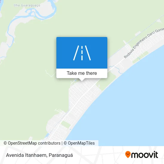Avenida Itanhaem map