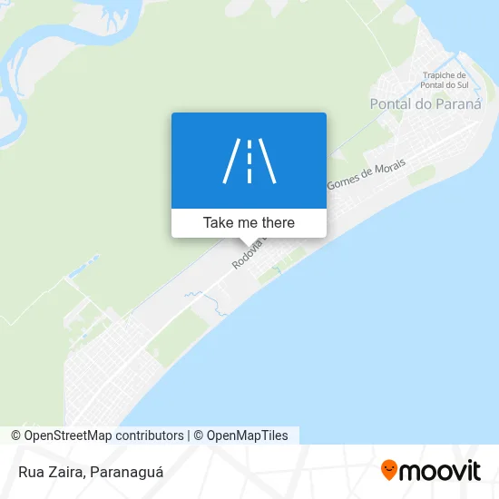 Rua Zaira map