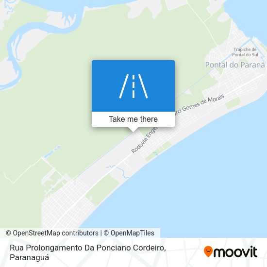 Rua Prolongamento Da Ponciano Cordeiro map