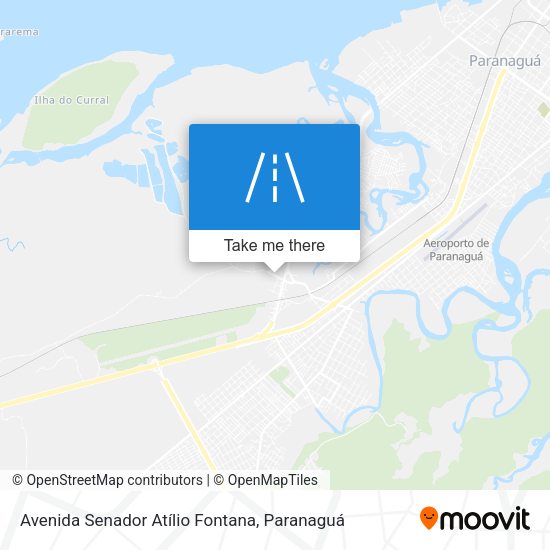 Avenida Senador Atílio Fontana map