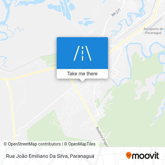 Rua João Emiliano Da Silva map