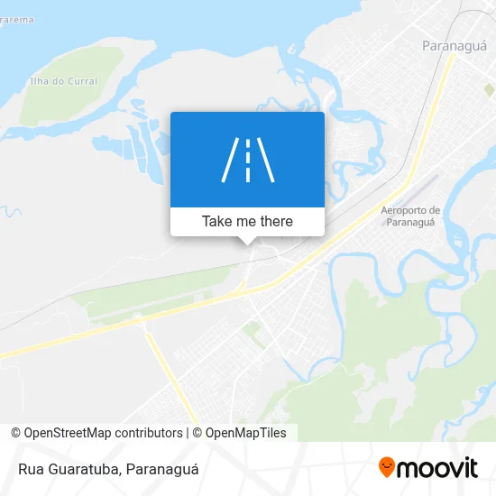 Rua Guaratuba map