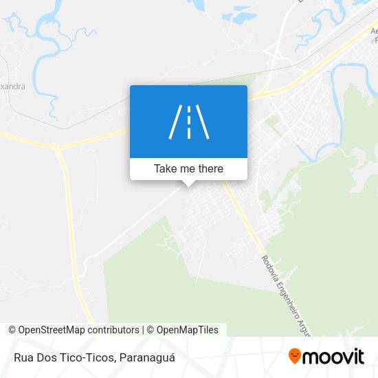 Rua Dos Tico-Ticos map