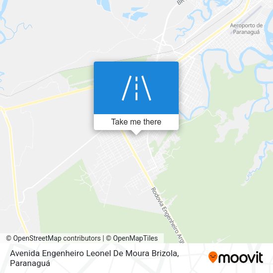 Avenida Engenheiro Leonel De Moura Brizola map
