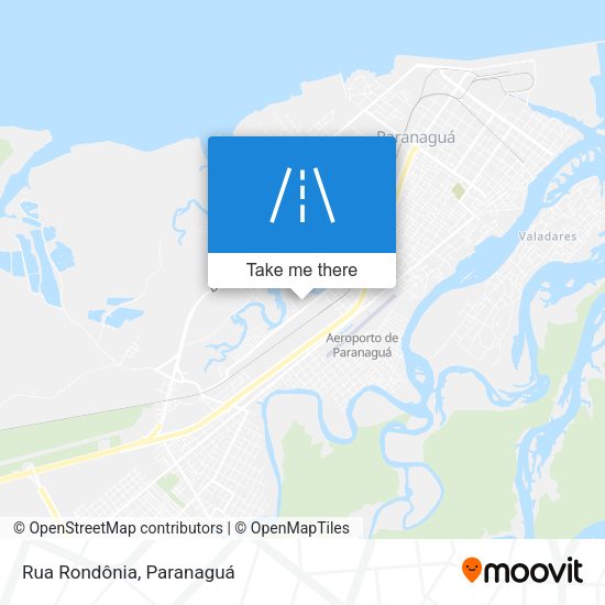 Rua Rondônia map