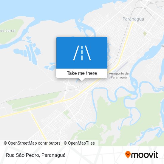 Rua São Pedro map