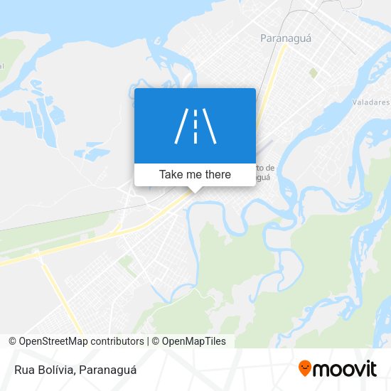 Rua Bolívia map