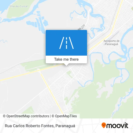 Rua Carlos Roberto Fontes map