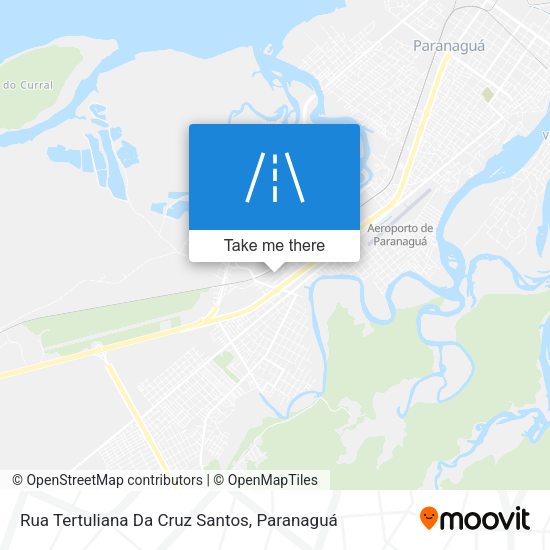 Rua Tertuliana Da Cruz Santos map