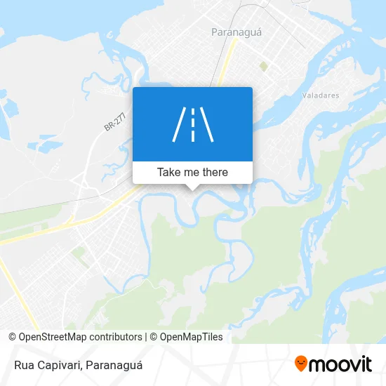 Rua Capivari map