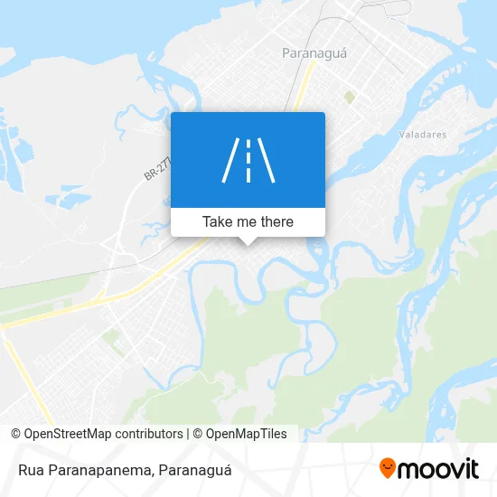 Rua Paranapanema map