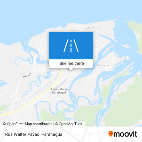 Rua Walter Pavão map