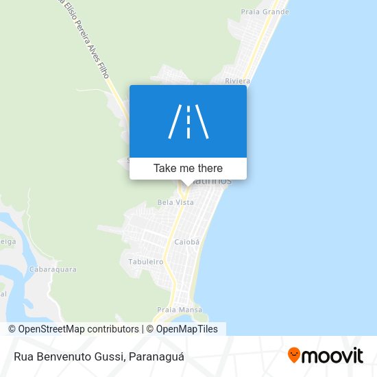 Rua Benvenuto Gussi map