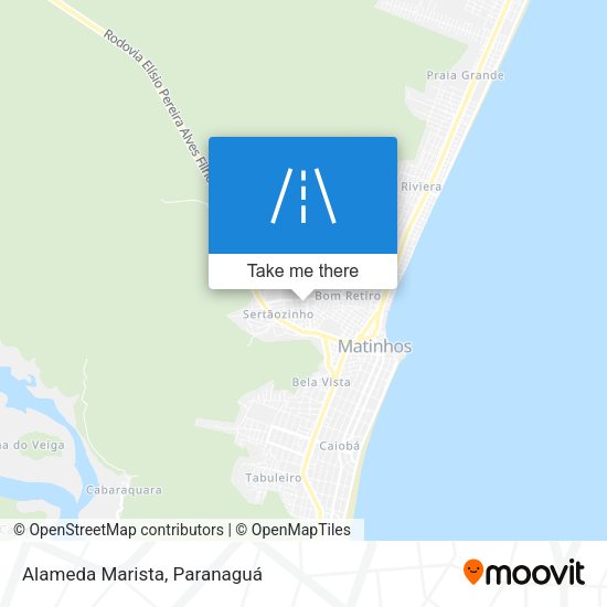 Alameda Marista map