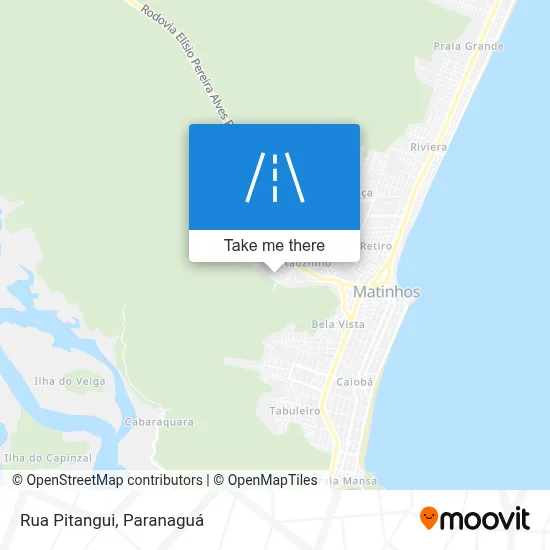 Rua Pitangui map