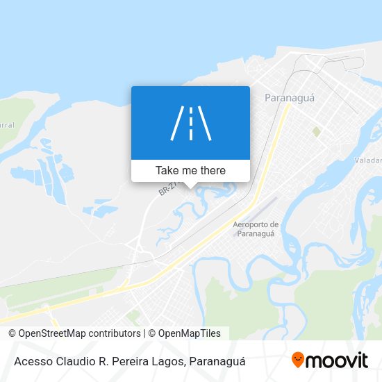 Acesso Claudio R. Pereira Lagos map