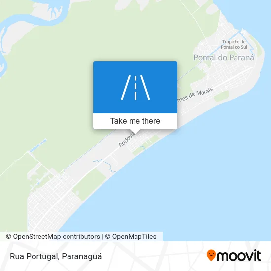 Rua Portugal map