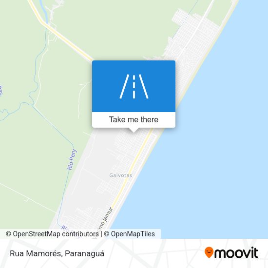 Rua Mamorés map
