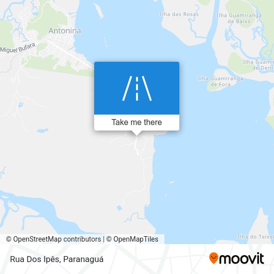 Rua Dos Ipês map