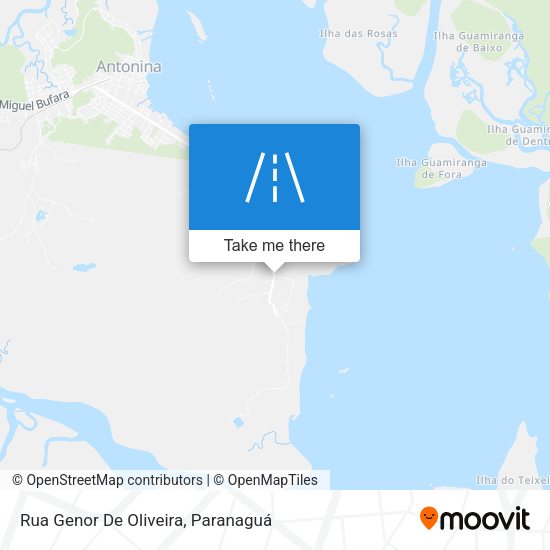 Rua Genor De Oliveira map