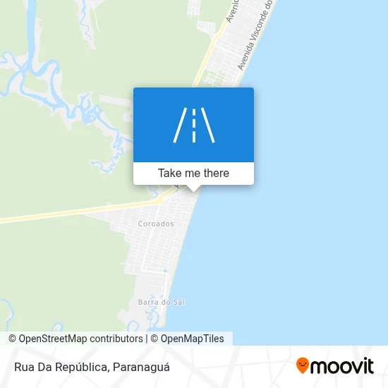 Rua Da República map