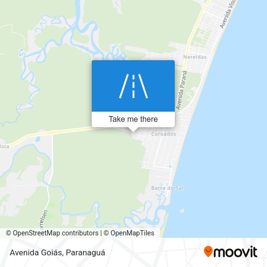 Avenida Goiás map