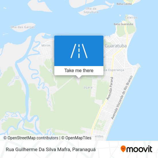 Rua Guilherme Da Silva Mafra map