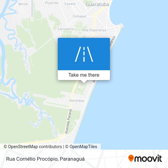 Rua Cornélio Procópio map