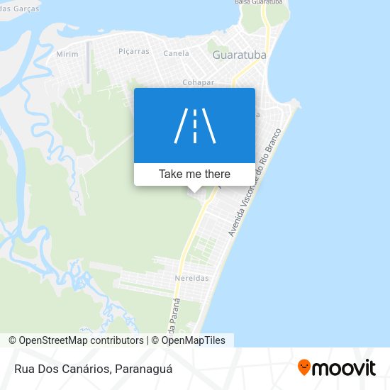 Rua Dos Canários map