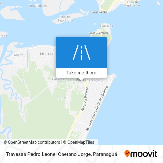 Travessa Pedro Leonel Caetano Jorge map