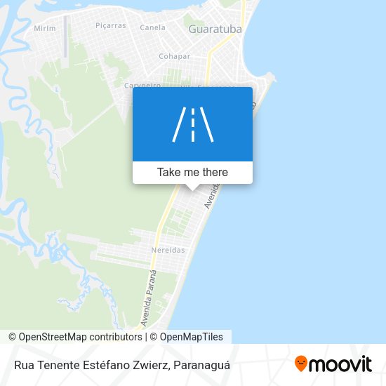Rua Tenente Estéfano Zwierz map
