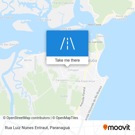Rua Luiz Nunes Entraut map
