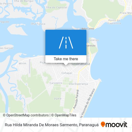 Rua Hilda Miranda De Moraes Sarmento map