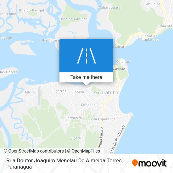 Rua Doutor Joaquim Menelau De Almeida Torres map