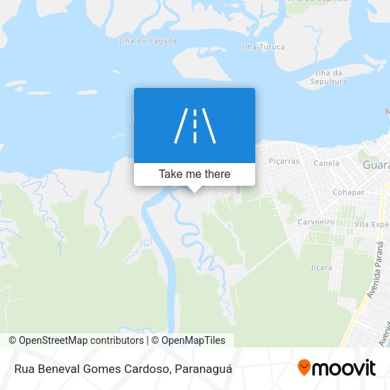 Rua Beneval Gomes Cardoso map