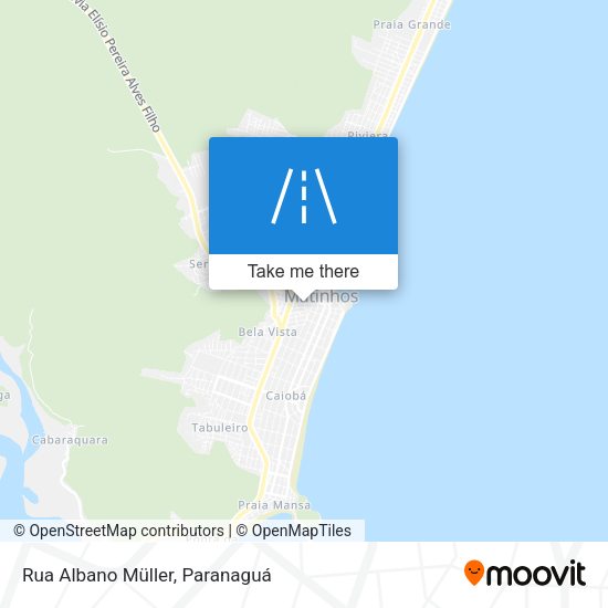 Rua Albano Müller map