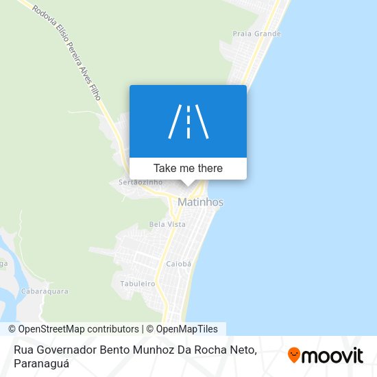 Rua Governador Bento Munhoz Da Rocha Neto map