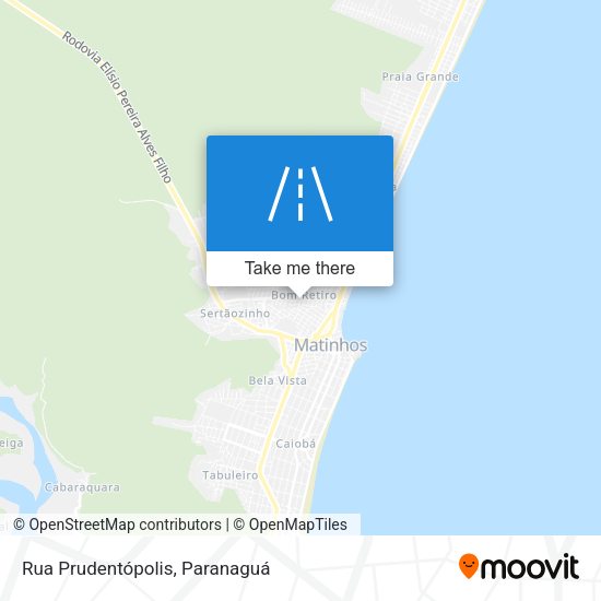 Rua Prudentópolis map