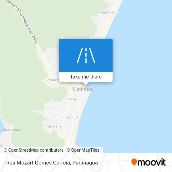 Rua Mozart Gomes Correia map