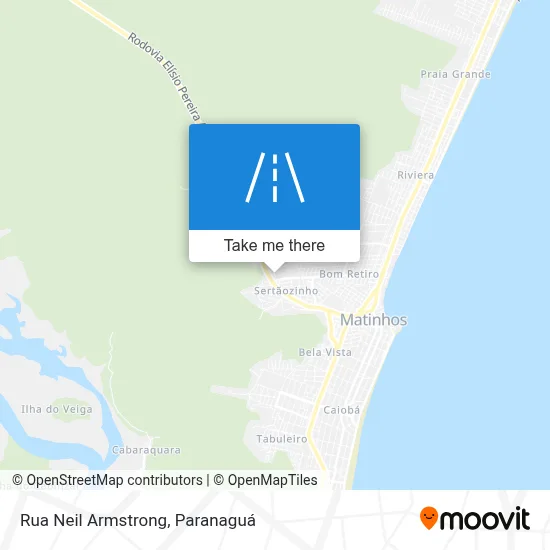 Rua Neil Armstrong map