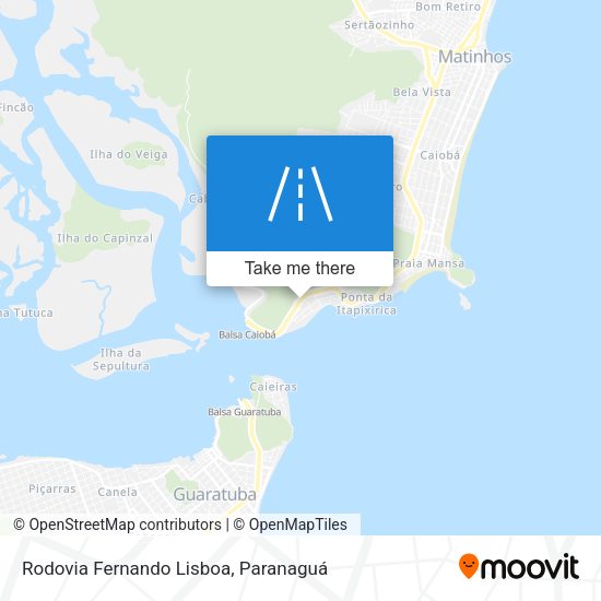 Rodovia Fernando Lisboa map