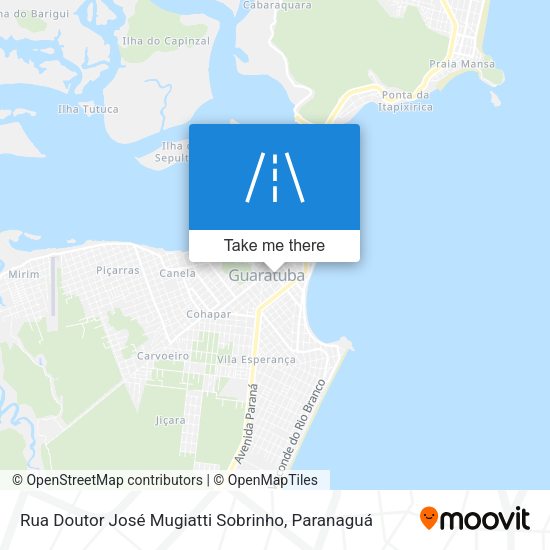 Rua Doutor José Mugiatti Sobrinho map
