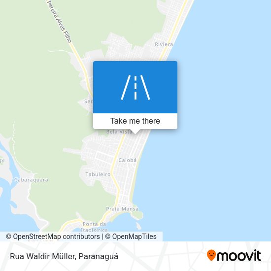 Rua Waldir Müller map