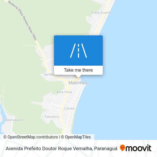 Avenida Prefeito Doutor Roque Vernalha map