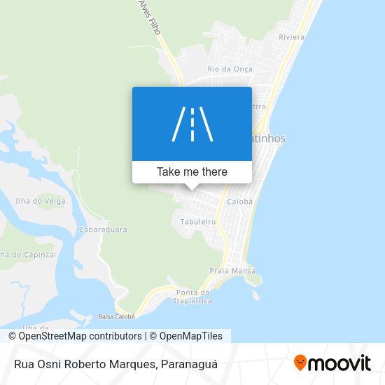 Rua Osni Roberto Marques map